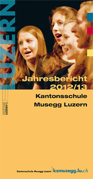 Titelseite Jahresbericht 2012/2013